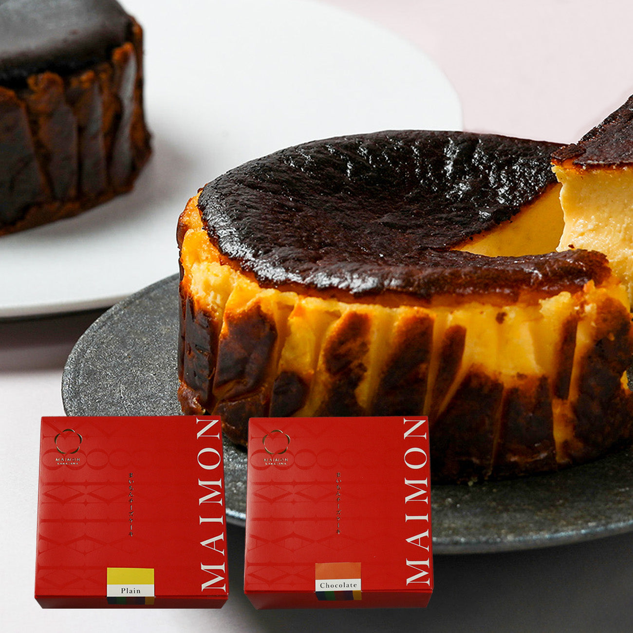 【2個セット】MAIMON CHEESE CAKE(プレーン&生チョコ)