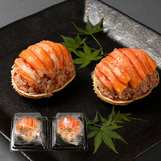 香箱ガニのカニ面寿司（2個）