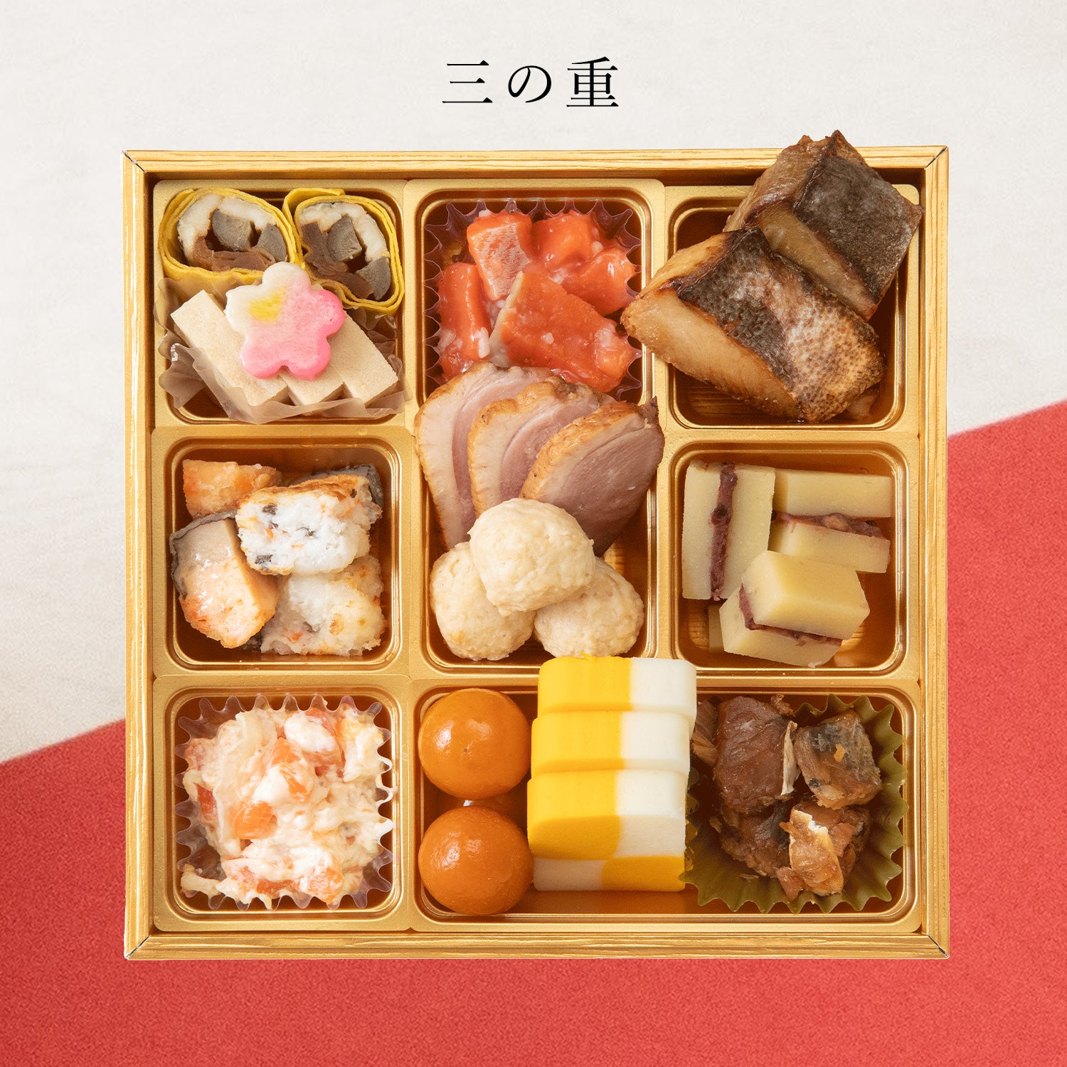 【早割価格】寿乃海 三段重　能登ふぐ棒寿司付き